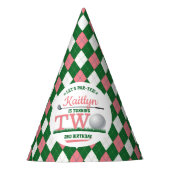 Chapeaux De Fètes Golf PAR-TEE 2e anniversaire (Devant)