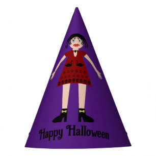 Chapeaux De Fètes Gothique Halloween Vampire Lady Custom
