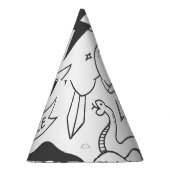 Chapeaux De Fètes Graffiti mignon : Doodle Art Set. (Droite)