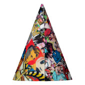 Chapeaux De Fètes Graffiti mur collage (Dos)