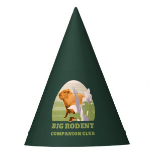 Chapeaux De Fètes Grand Club de Compagnons Rongeurs Capybara