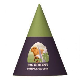 Chapeaux De Fètes Grand Club de Compagnons Rongeurs Capybara