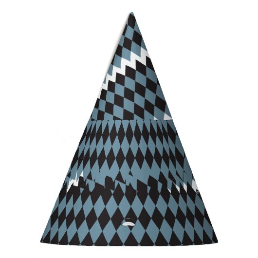 Chapeaux De Fètes graphique damé illustration haute, (Gauche)