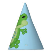 Chapeaux De Fètes Grenouille Anniversaire Bleu (Droite)