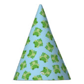 Chapeaux De Fètes Grenouille Anniversaire Bleu (Droite)