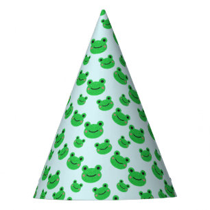 Chapeaux De Fètes Grenouille fête d'anniversaire Croaking Green Part
