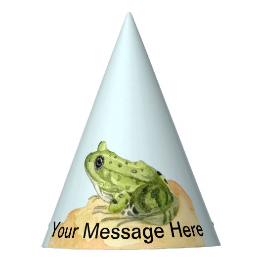 Chapeaux De Fètes Grenouille verte (Devant)