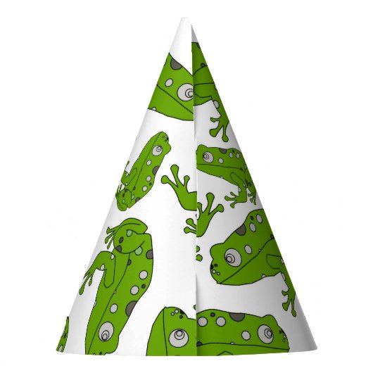 Chapeaux De Fètes Grenouille verte (Dos)