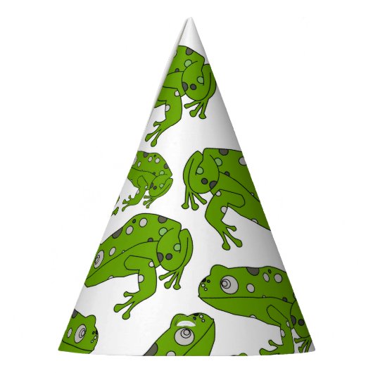 Chapeaux De Fètes Grenouille verte (Gauche)