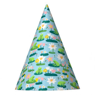 Chapeaux De Fètes Grenouilles et nénuphars Anniversaire de enfants m