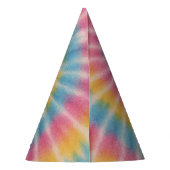 Chapeaux De Fètes Groove Tie Dye Casquette du parti (Dos)