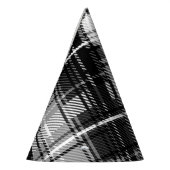 Chapeaux De Fètes Grund Black Blanc Flannel Plaid Tartan Design (Gauche)