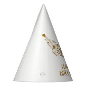 Chapeaux De Fètes Guitares en bois dépoli Anniversaire (Gauche)