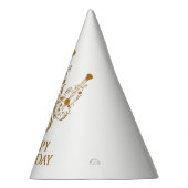 Chapeaux De Fètes Guitares en bois dépoli Anniversaire (Droite)