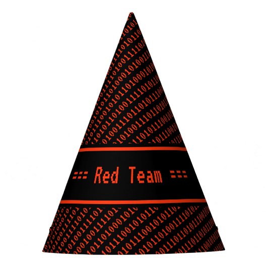 Chapeaux De Fètes Hackers Red Team Offensive CyberSec Test (Devant)