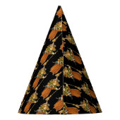 Chapeaux De Fètes Halloween à l'ancienne, sorcière fille avec chat n (Dos)