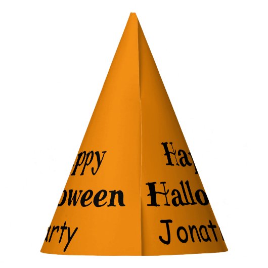 Chapeaux De Fètes Halloween heureux peut personnaliser (Dos)