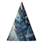 Chapeaux De Fètes Halloween Party Haunted Maison Bleue Nuit Effrayan (Gauche)