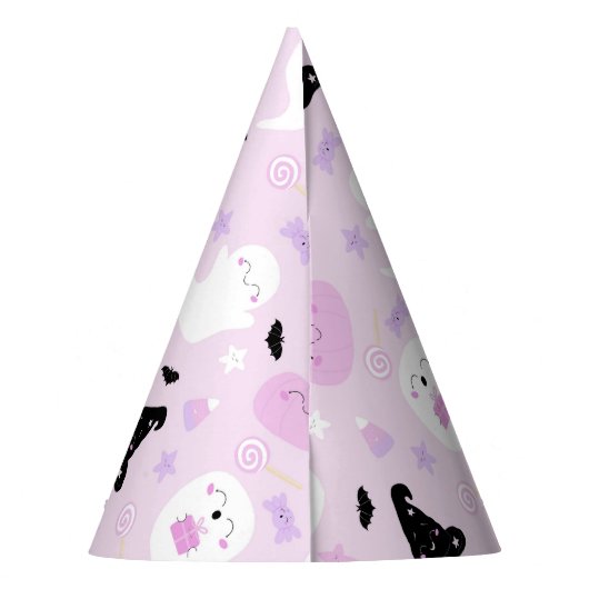 Chapeaux De Fètes Halloween rose (Dos)