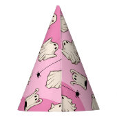 Chapeaux De Fètes Halloween rose Fantômes rétro (Dos)