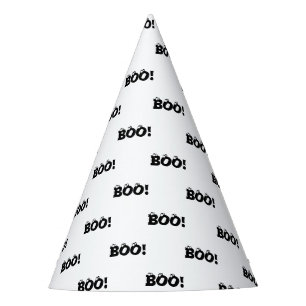 Chapeaux De Fètes Halloween Scary Boo! yeux noir blanc drôle