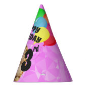 Chapeaux De Fètes Hammyville - Cute Hamster Fuschia Gems (Droite)