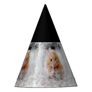 Chapeaux De Fètes hamster animal artistique