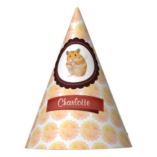 Chapeaux De Fètes Hamster rouge et rose de filles