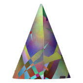 Chapeaux De Fètes Happy Birthday Celebration Abstract Pattern (Dos)