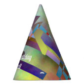 Chapeaux De Fètes Happy Birthday Celebration Abstract Pattern (Droite)