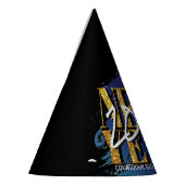 CHAPEAUX DE FÈTES HAPPY NEW YEAR'S EVE PARTY BRUSH STROKE (Gauche)