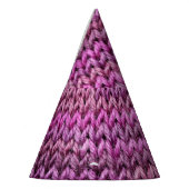 Chapeaux De Fètes Harmonie de Knit : Texture de bande violette (Gauche)