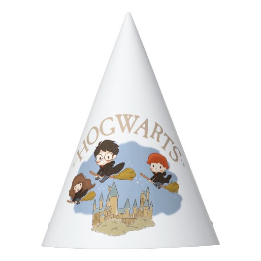 Chapeaux De Fètes HARRY POTTER™, Hermione, & Ron survolent HOGWARTS™ (Devant)