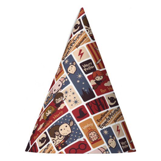 Chapeaux De Fètes Harry Potter Motif des scènes de dessin (Gauche)