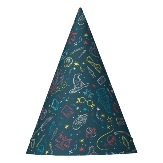 Chapeaux De Fètes HARRY POTTER™ Motifs de ligne d'objets d'art (Devant)
