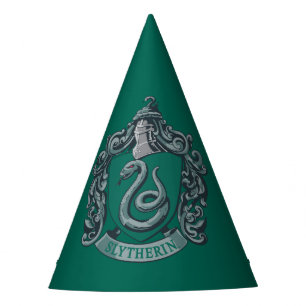 Chapeaux De Fètes Harry Potter Slytherin Crest Green