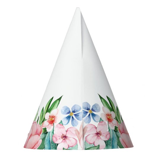 Chapeaux De Fètes Hawaiian Luau Party Tropical Floral rose Anniversa (Dos)