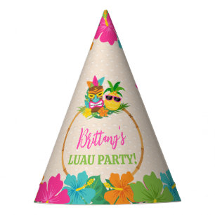 Chapeaux De Fètes Hawaiian Luau Tropical Birday
