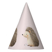 Chapeaux De Fètes Hérisson rose Brown crème (Gauche)