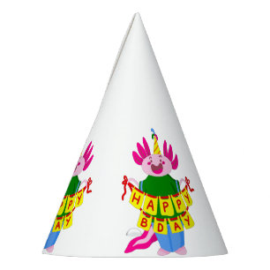 Chapeaux De Fètes heureux anniversaire Axolotl