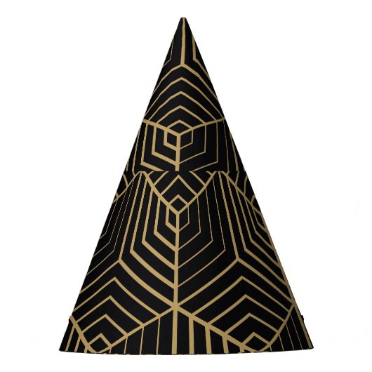 Chapeaux De Fètes Hexagonal Harmony : Art Déco Elegance (Devant)