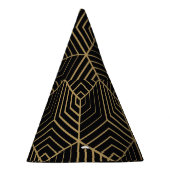 Chapeaux De Fètes Hexagonal Harmony : Art Déco Elegance (Droite)