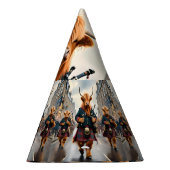 Chapeaux De Fètes Highland Harmony : Bagpipe Highland Cow Band (Droite)