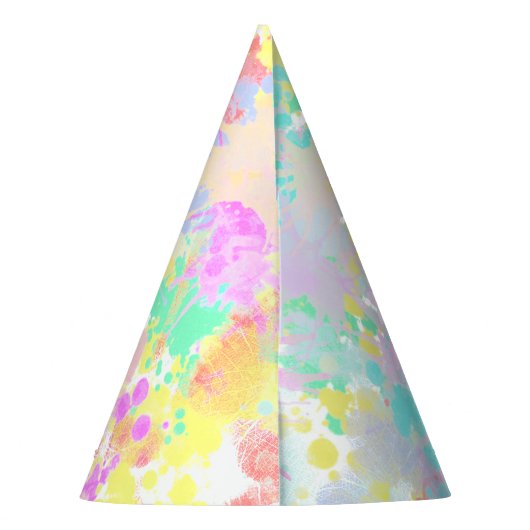 Chapeaux De Fètes holiES - Splashes pastel motif transparent 1 (Dos)