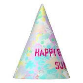 Chapeaux De Fètes holiES - Splashes pastel motif transparent 1 (Gauche)