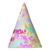 Chapeaux De Fètes holiES - Splashes pastel motif transparent 1 (Droite)