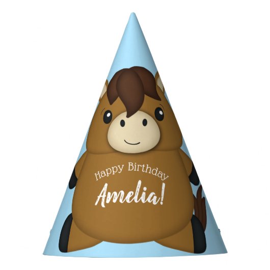 Chapeaux De Fètes Horse fête d'anniversaire (Devant)