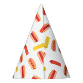Chapeaux De Fètes Hot Dog Fast Food Motif barbecue (Dos)
