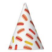 Chapeaux De Fètes Hot Dog Fast Food Motif barbecue (Droite)