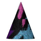 Chapeaux De Fètes Houndstooth : imitation de toile brute. (Gauche)